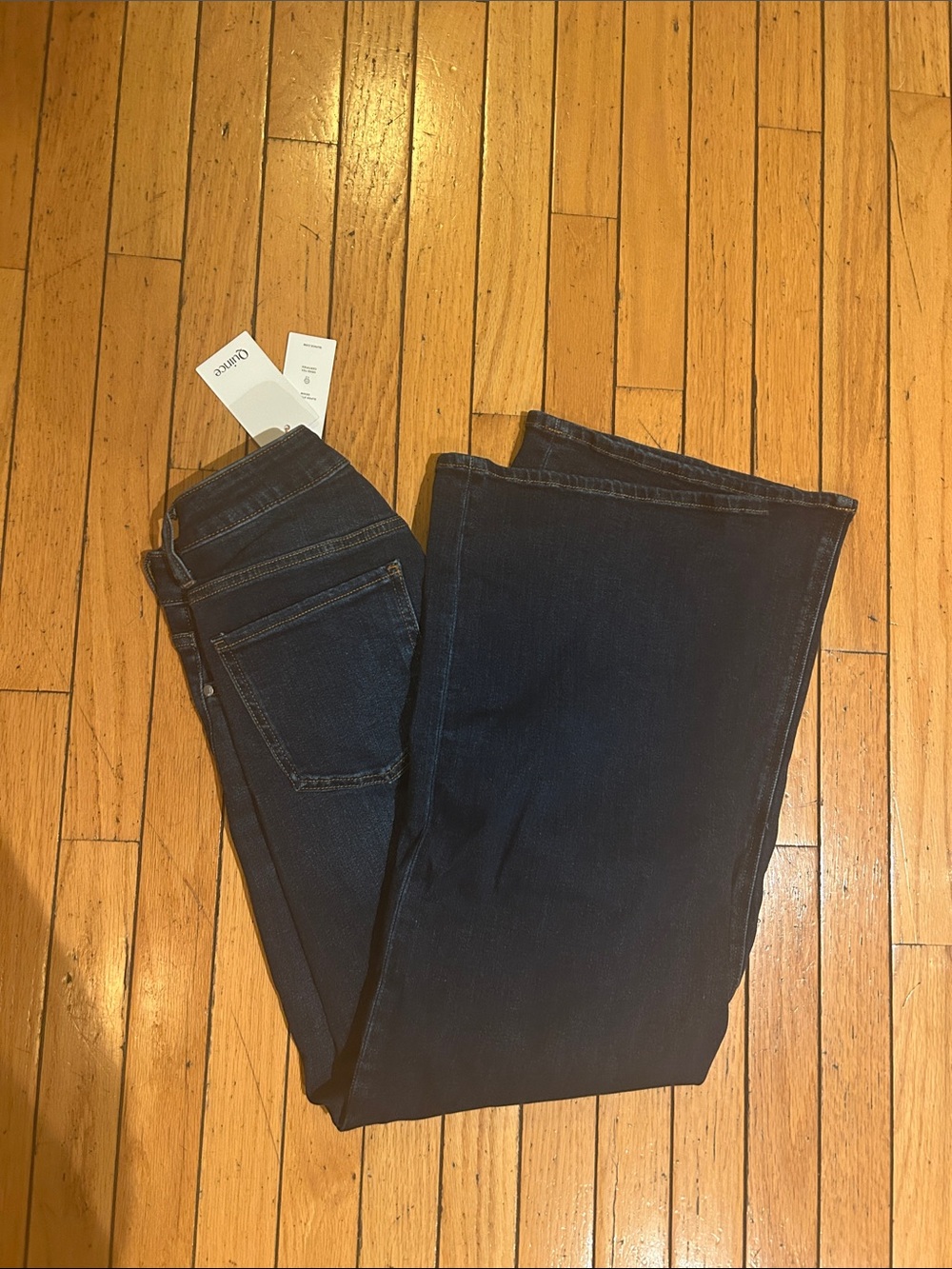 Quince Bella Stretch Wide Leg Jeans - Picture 3 of 4